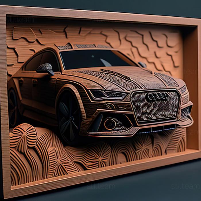 3D модель Audi RS7 (STL)